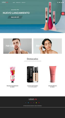 plantilla tienda online fantasia