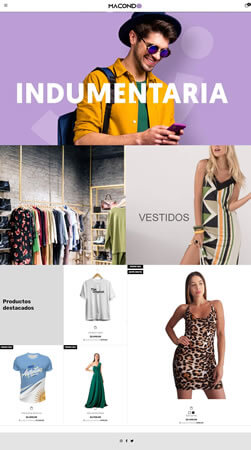 plantilla tienda online macondo